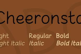 Cheeronsta: A Display Font Built for Personality and Presence