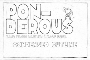 Ponderous Condensed Outline: Bold Type for Modern Brands