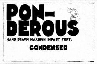 The Power of Ponderous Condensed: A Deep Dive into Heavy, Compact Typography